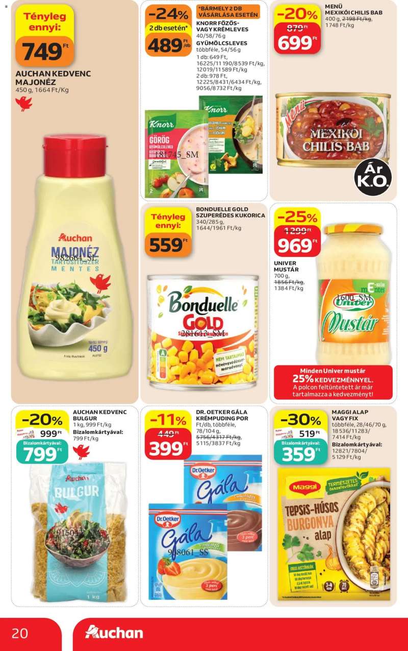 Auchan Auchan akciós újság 20 oldal