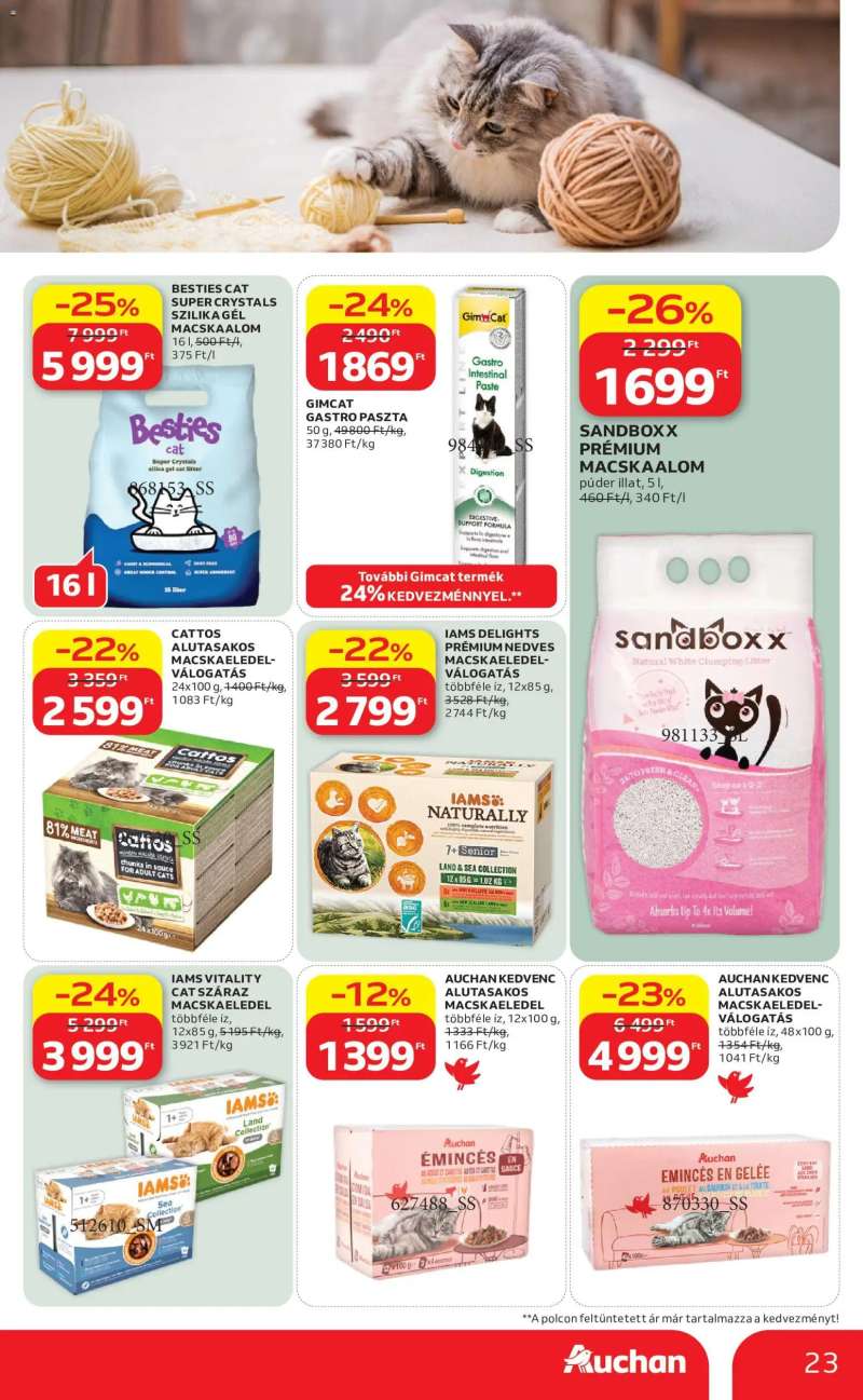 Auchan Auchan akciós újság 23 oldal