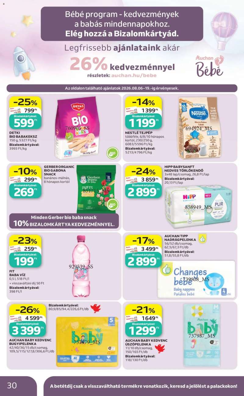 Auchan Auchan akciós újság 30 oldal