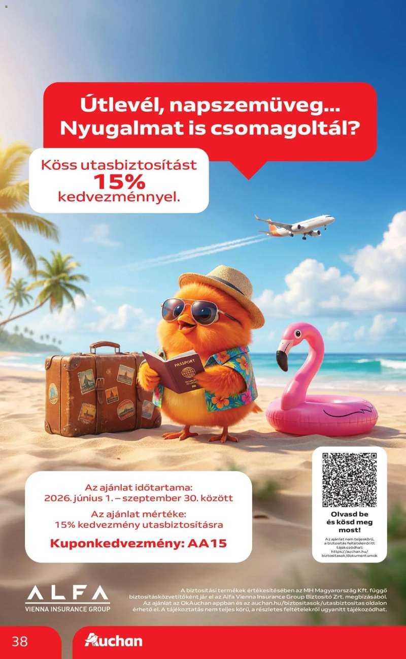Auchan Auchan akciós újság 38 oldal
