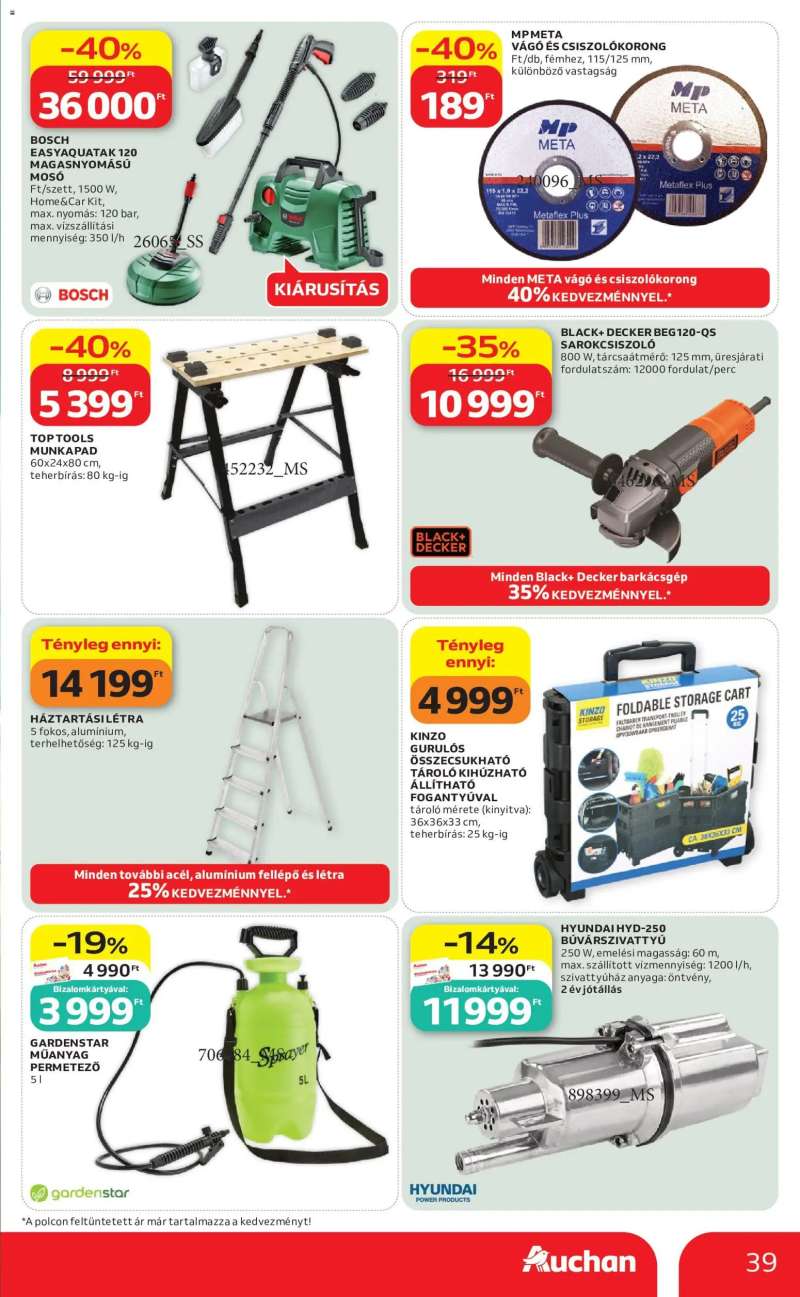 Auchan Auchan akciós újság 39 oldal