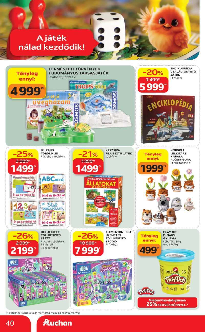 Auchan Auchan akciós újság 40 oldal