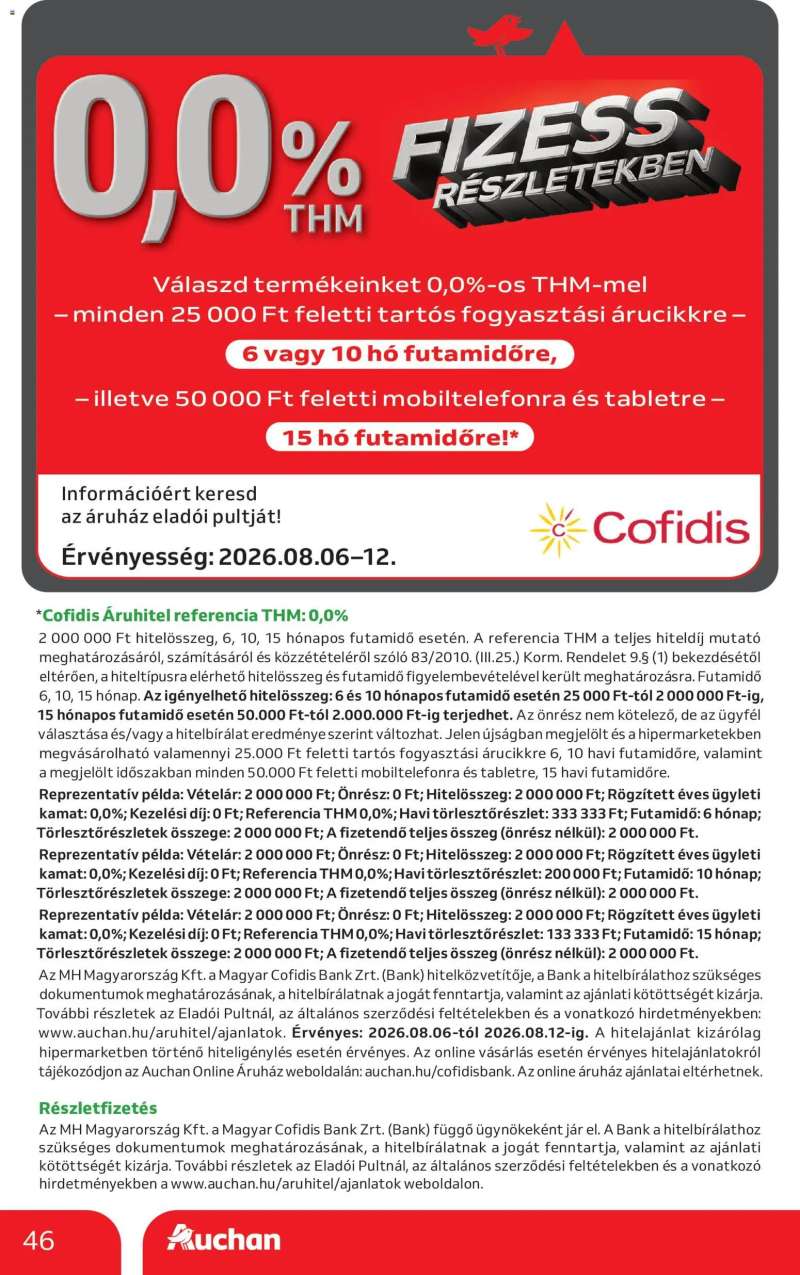 Auchan Auchan akciós újság 46 oldal