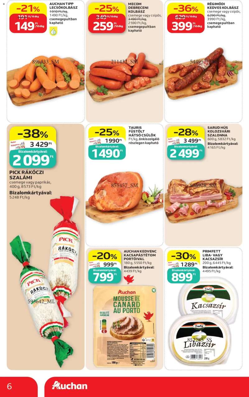 Auchan Auchan akciós újság 6 oldal