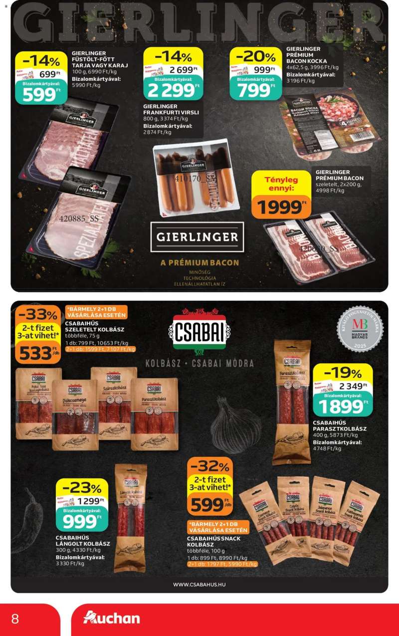 Auchan Auchan akciós újság 8 oldal