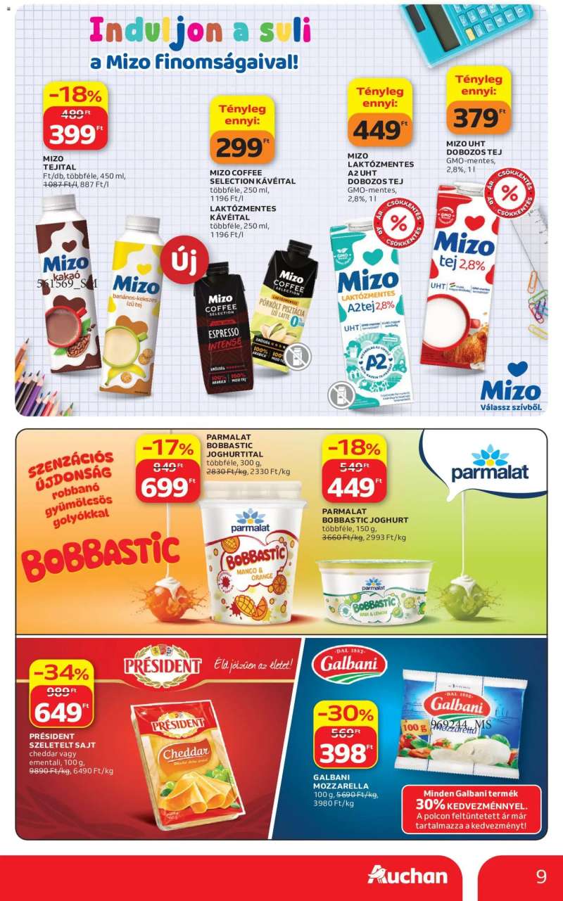Auchan Auchan akciós újság 9 oldal