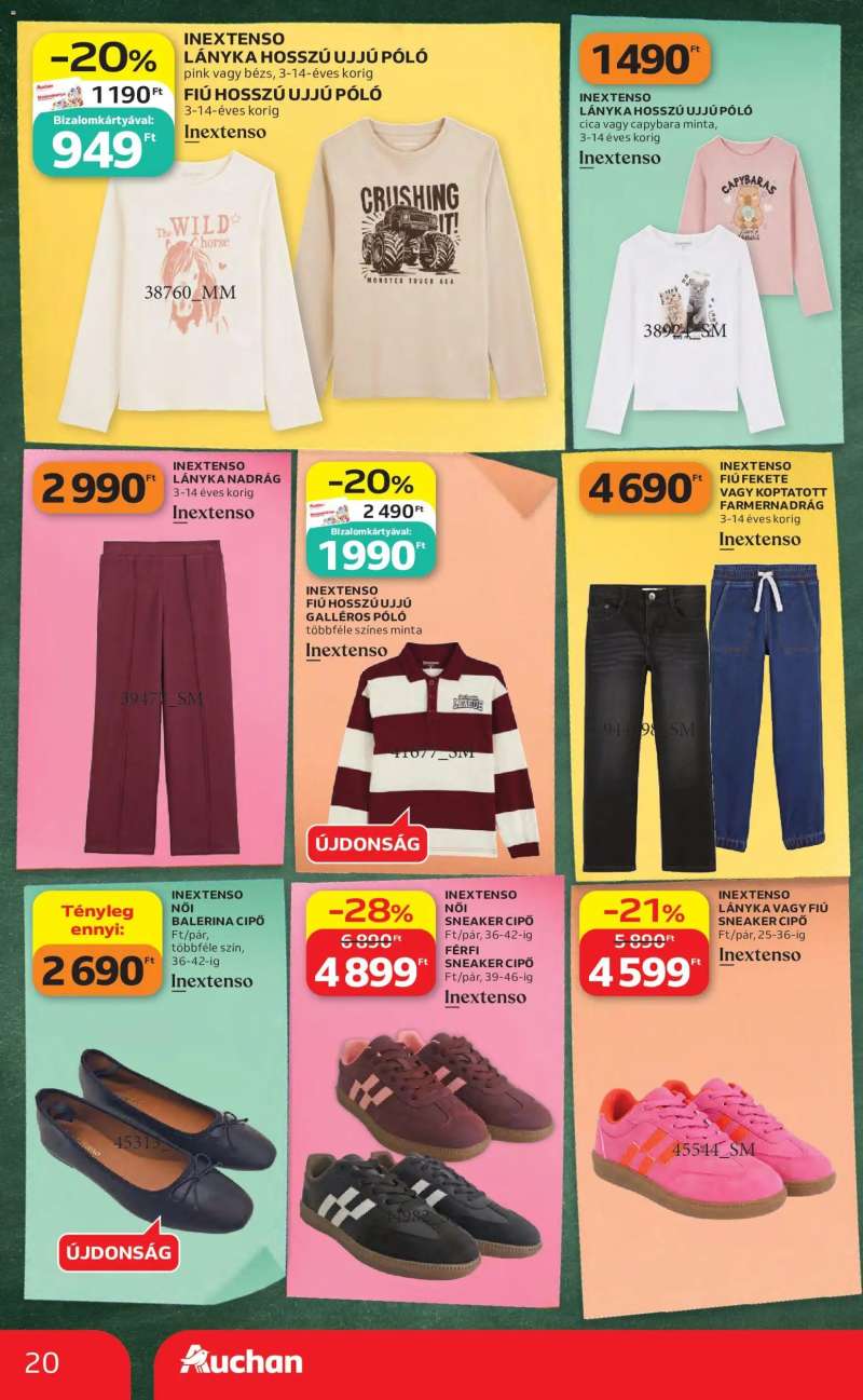 Auchan Auchan Iskolakezdés ajánlatok 20 oldal