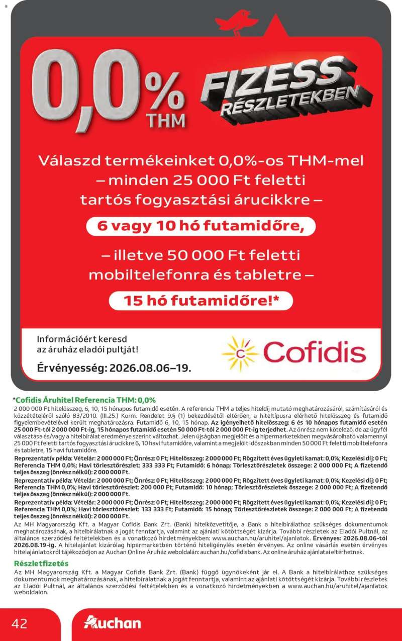Auchan Auchan Iskolakezdés ajánlatok 42 oldal
