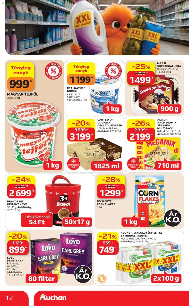 Auchan Auchan Mennyiségi kedvezmény ajánlataink 12 oldal