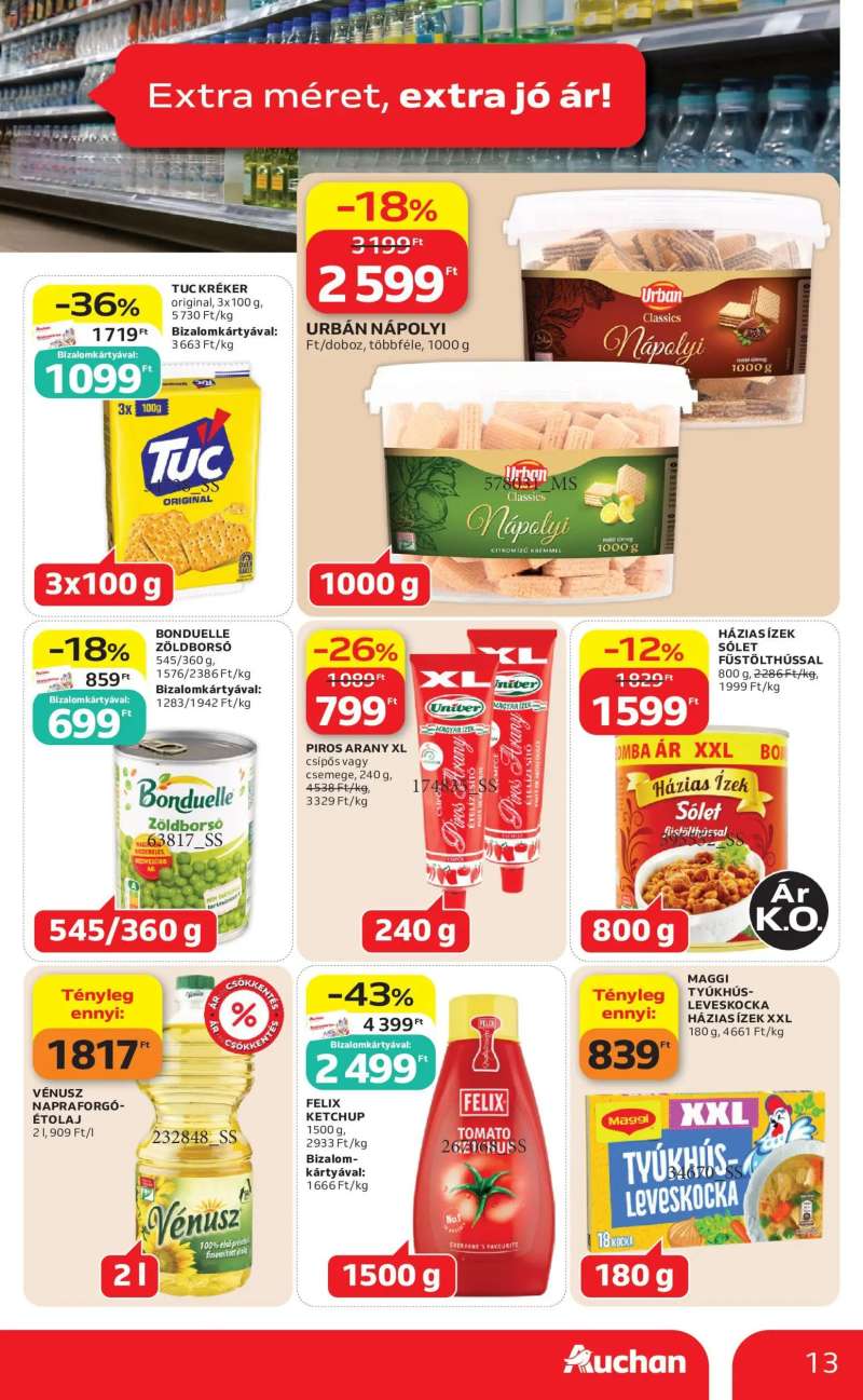 Auchan Auchan Mennyiségi kedvezmény ajánlataink 13 oldal