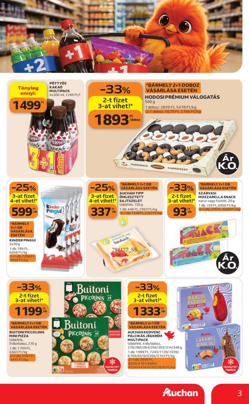 Auchan Auchan Mennyiségi kedvezmény ajánlataink 3 oldal