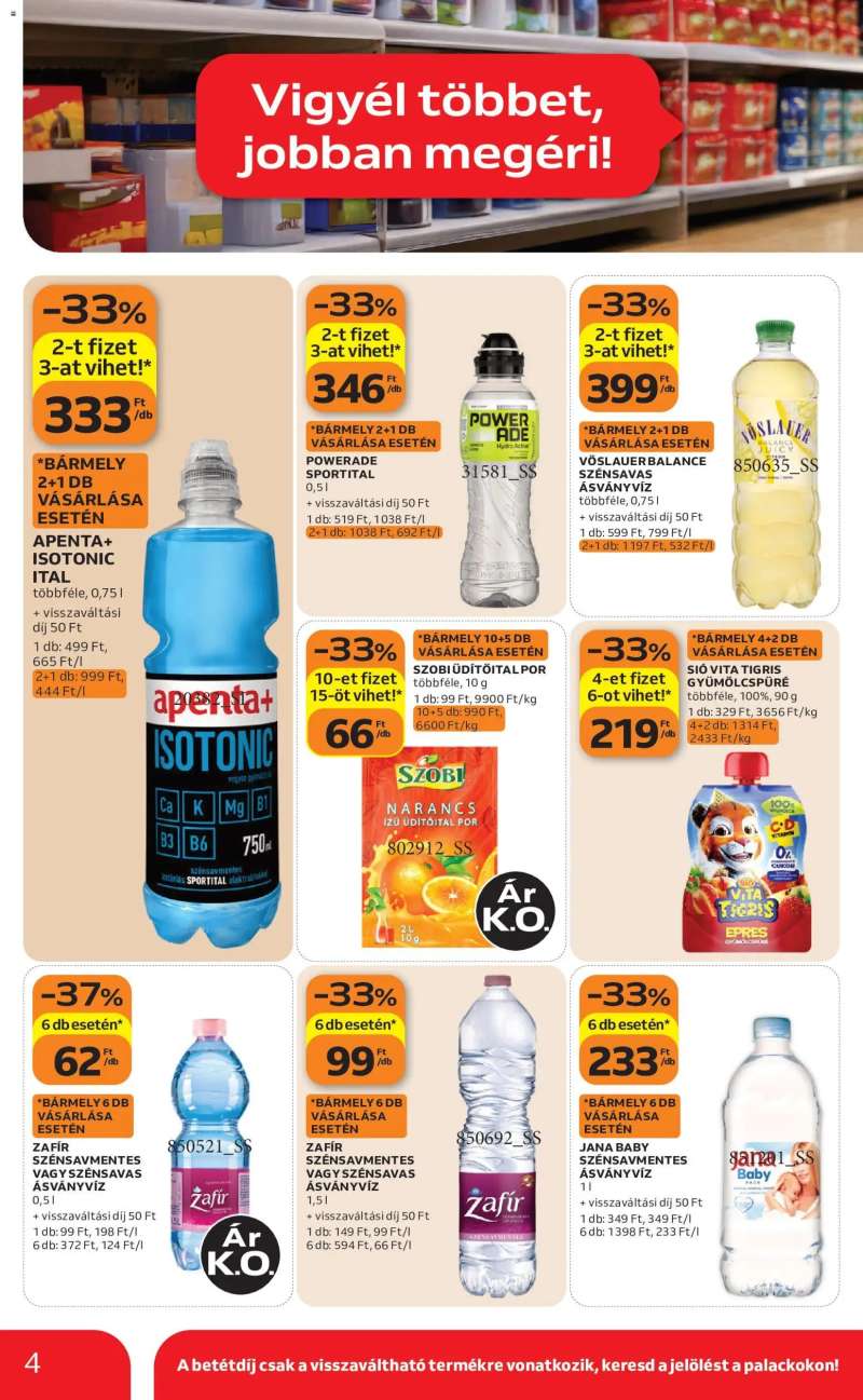 Auchan Auchan Mennyiségi kedvezmény ajánlataink 4 oldal