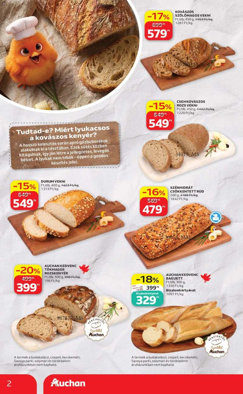 Auchan Auchan Pékség ajánlataink 2 oldal
