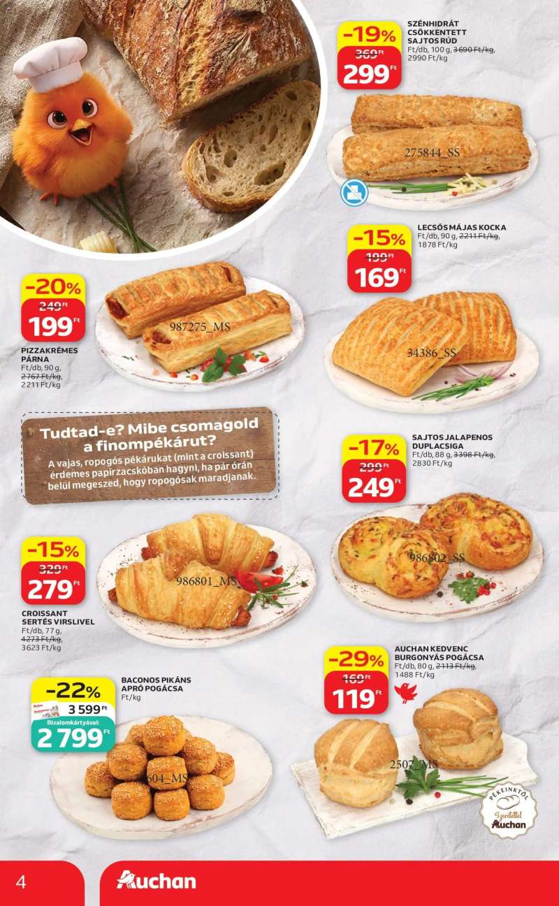 Auchan Auchan Pékség ajánlataink 4 oldal
