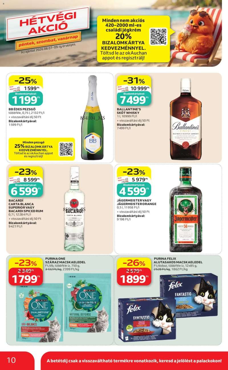 Auchan Auchan Szupermarket akciós újság 10 oldal