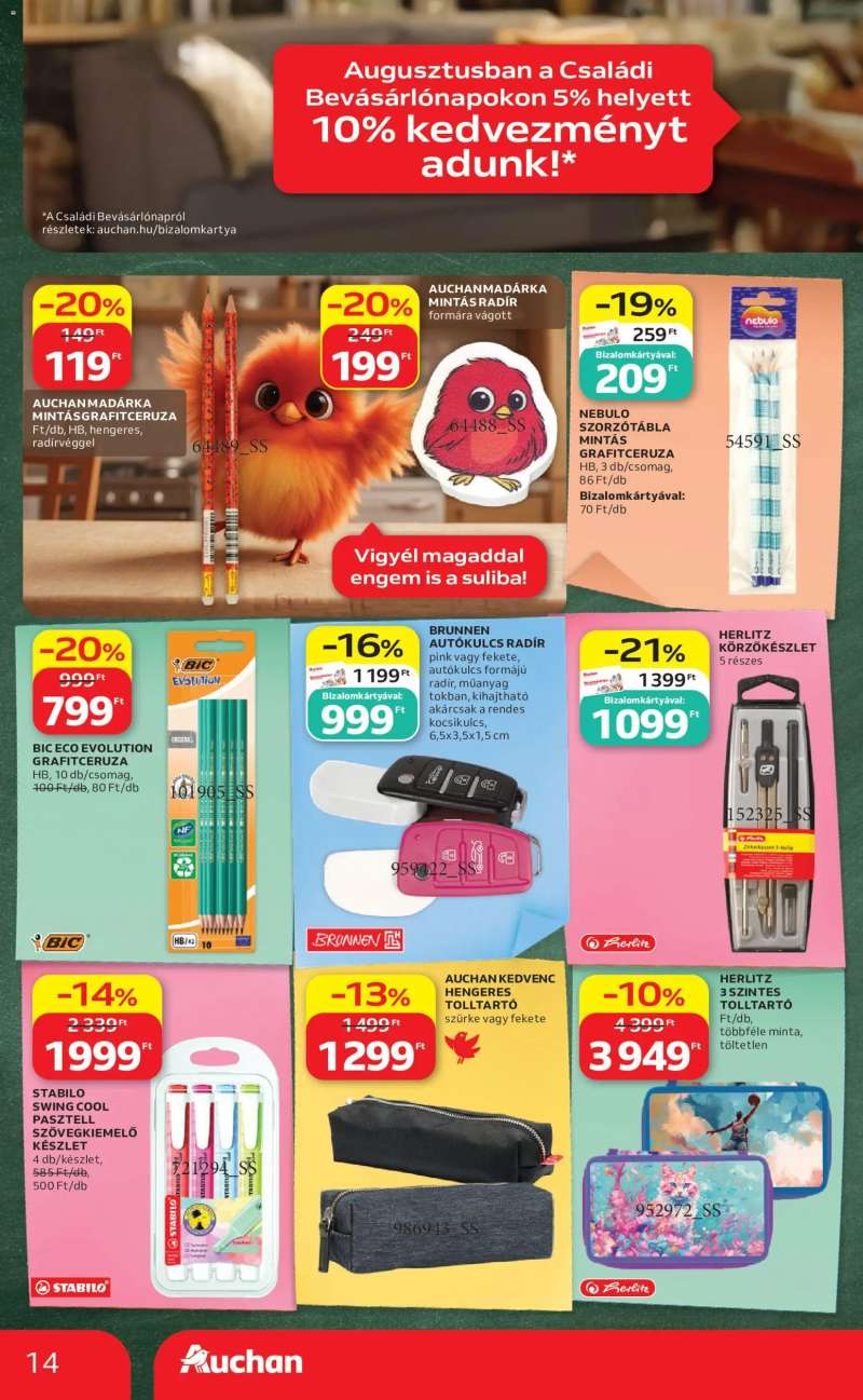 Auchan Auchan Szupermarket akciós újság 14 oldal