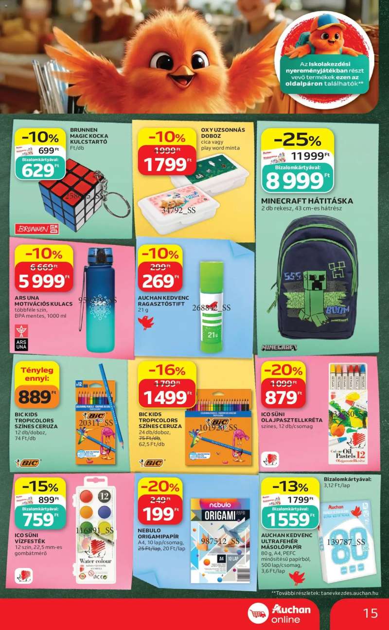 Auchan Auchan Szupermarket akciós újság 15 oldal