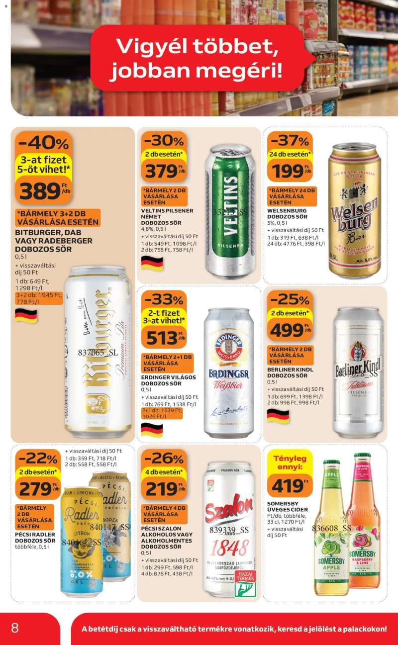 Auchan Auchan Szupermarket akciós újság 8 oldal