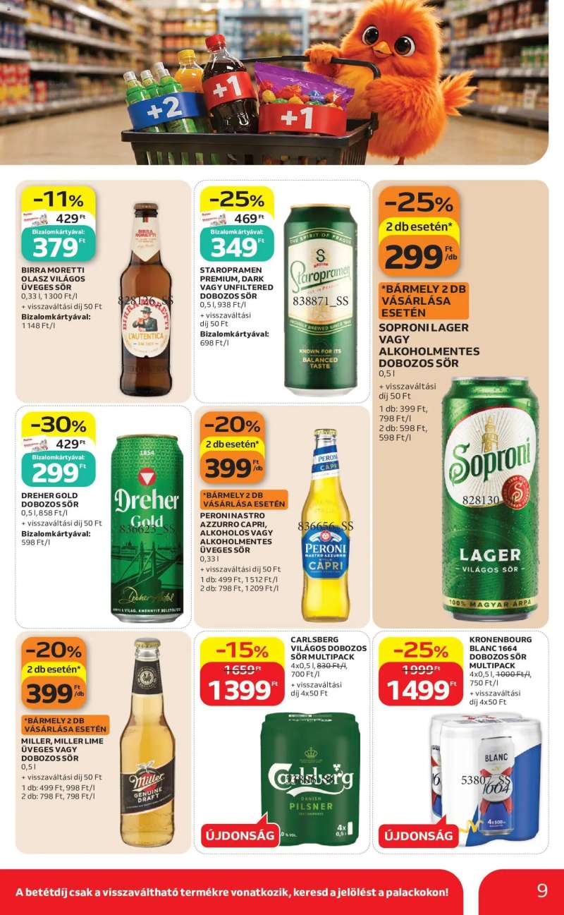 Auchan Auchan Szupermarket akciós újság 9 oldal
