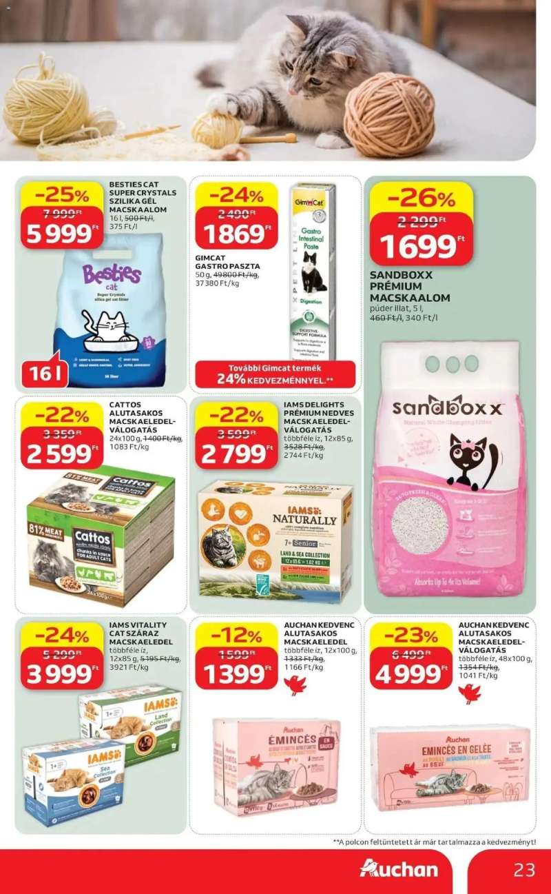Auchan Auchan újság érvényessége 2026.08.12 -ig 23 oldal