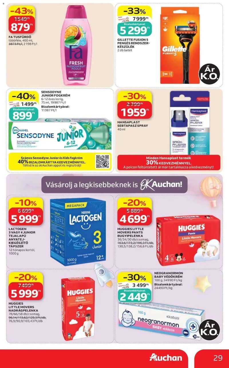Auchan Auchan újság érvényessége 2026.08.12 -ig 29 oldal