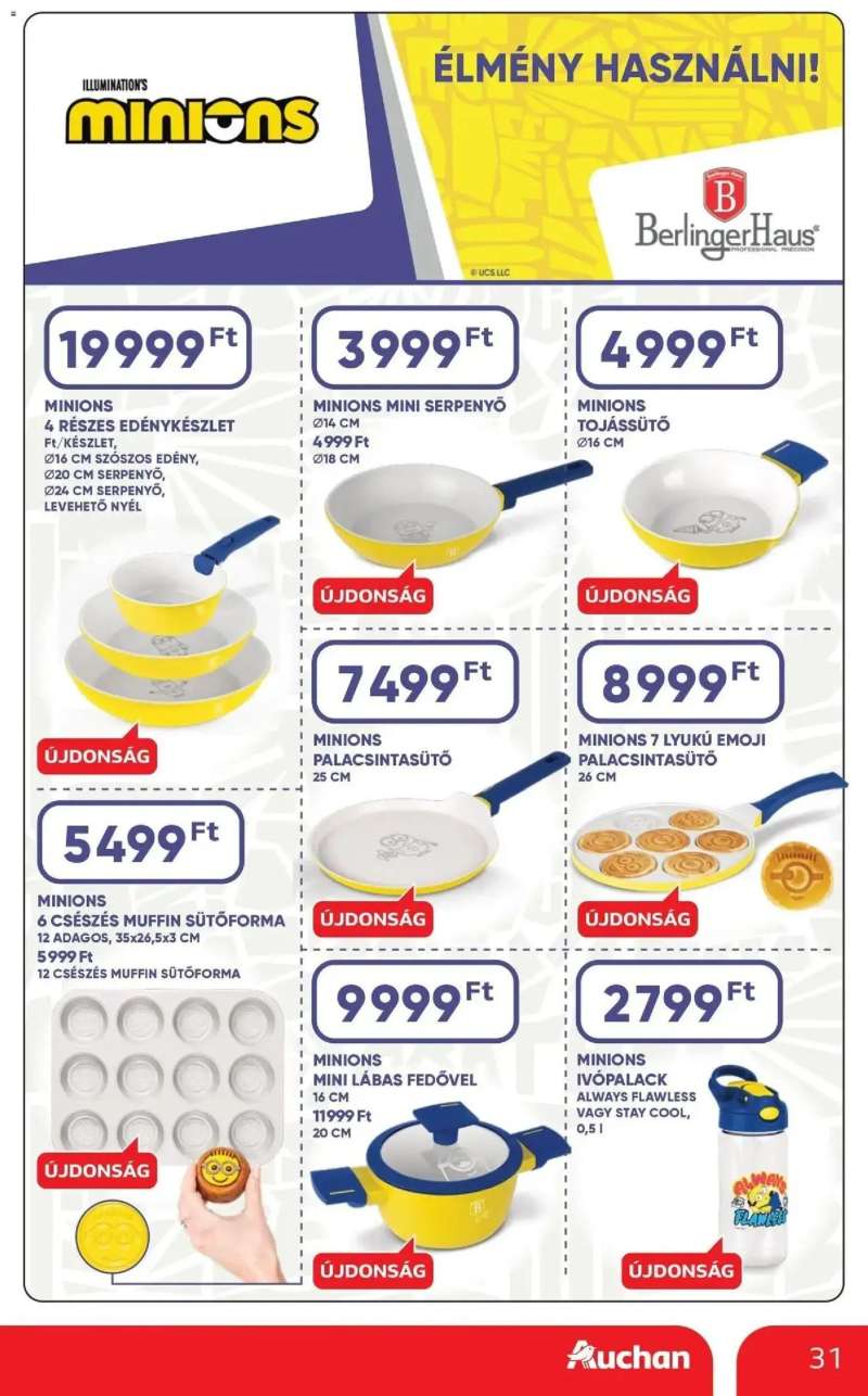 Auchan Auchan újság érvényessége 2026.08.12 -ig 31 oldal
