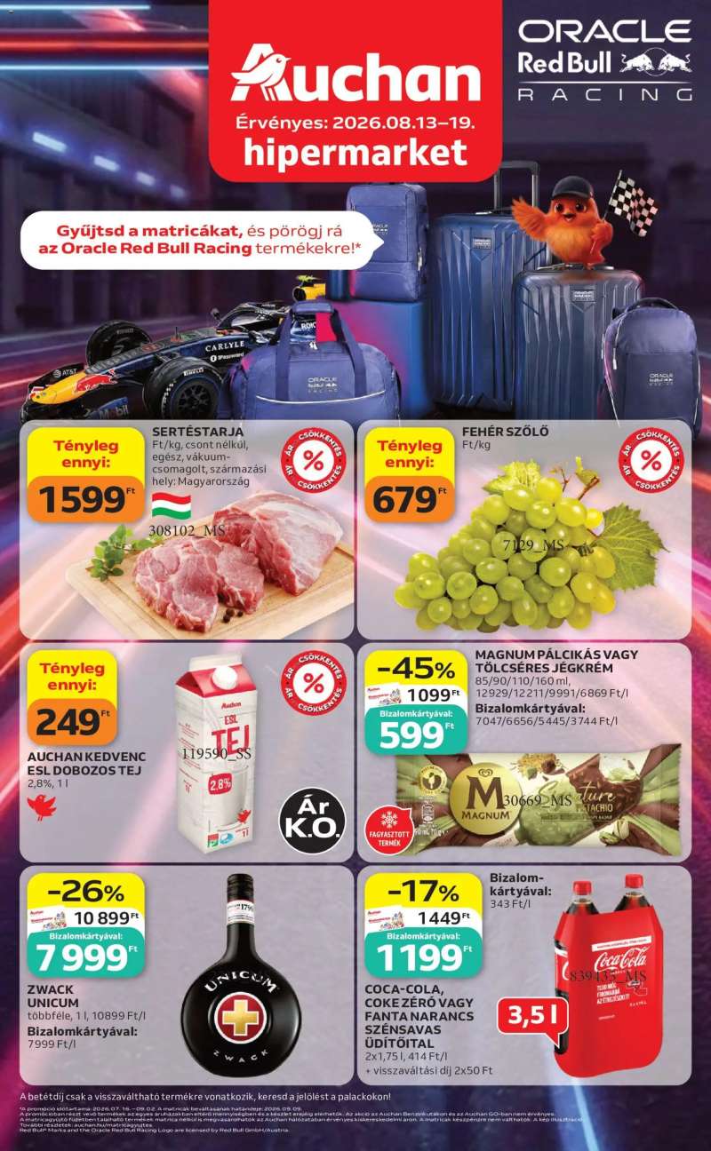 Auchan Auchan akciós újság 1 oldal