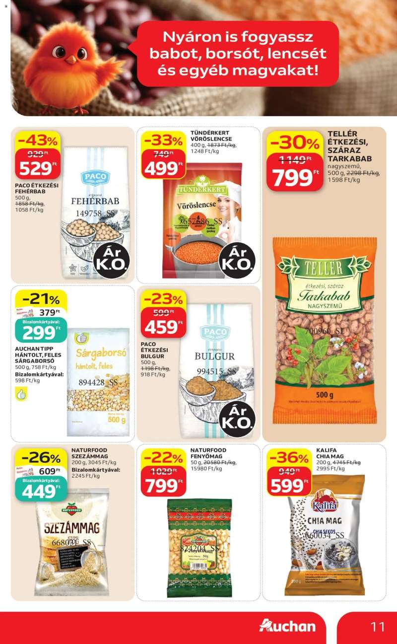 Auchan Auchan akciós újság 11 oldal