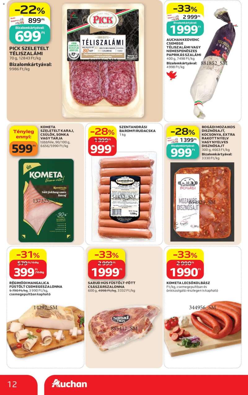 Auchan Auchan akciós újság 12 oldal