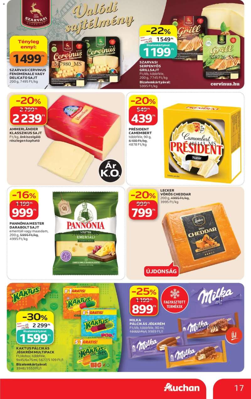 Auchan Auchan akciós újság 17 oldal