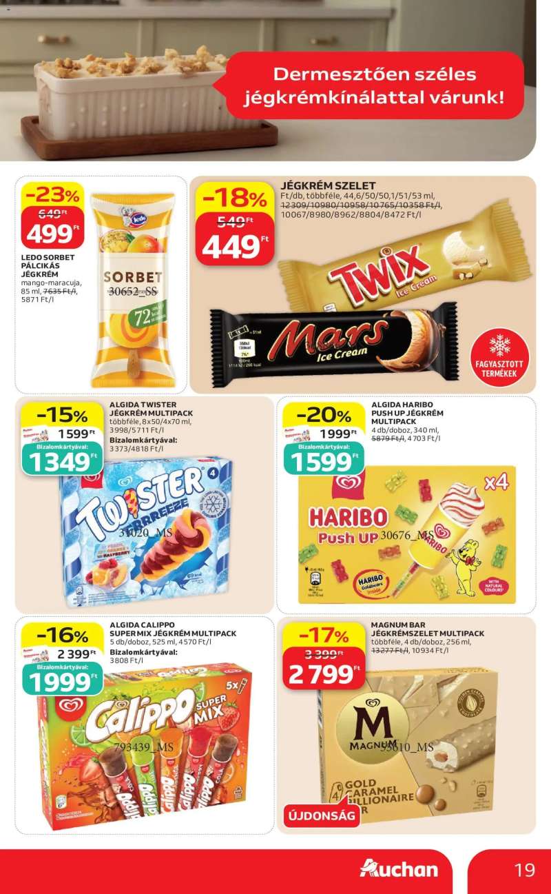 Auchan Auchan akciós újság 19 oldal