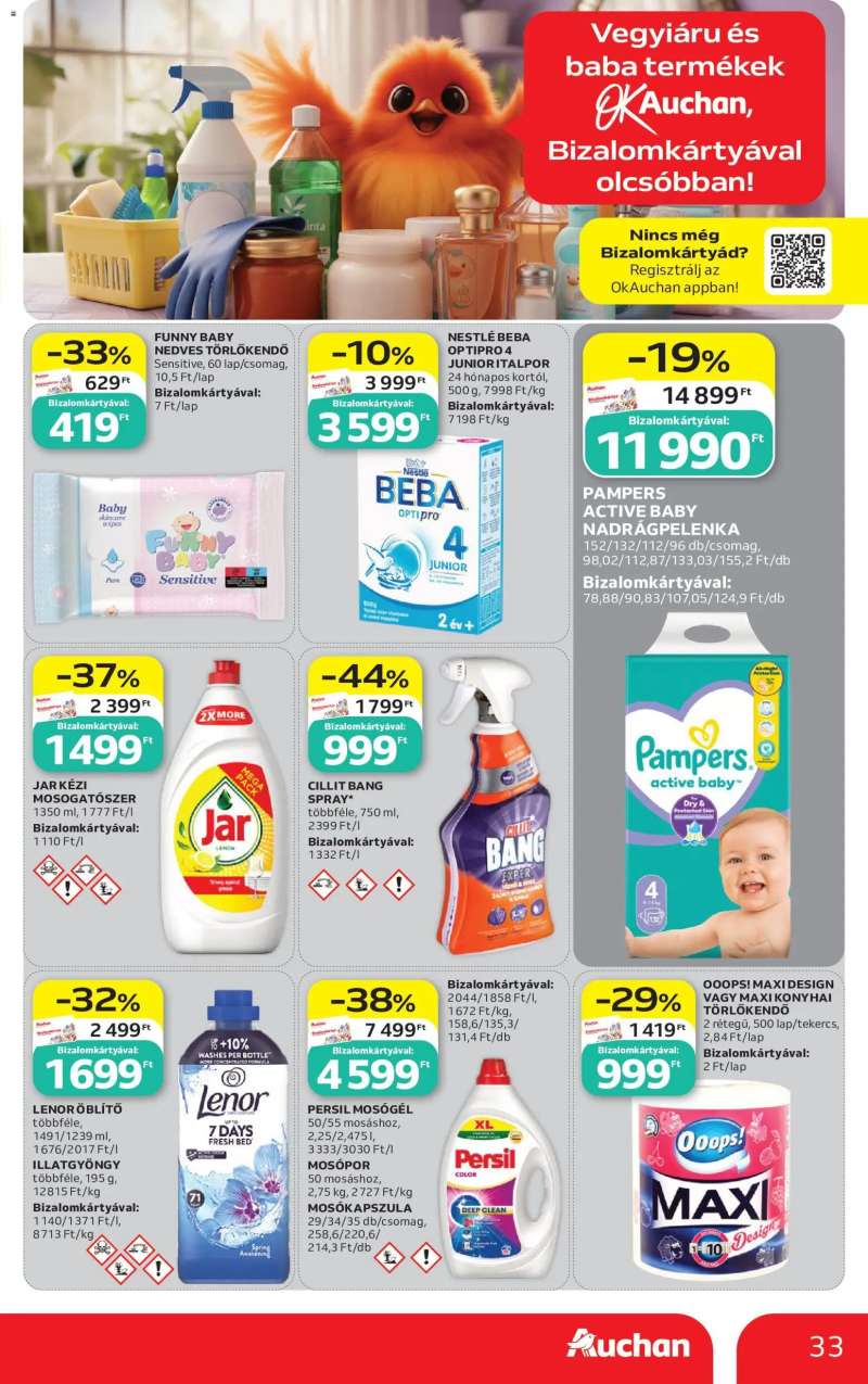 Auchan Auchan akciós újság 33 oldal