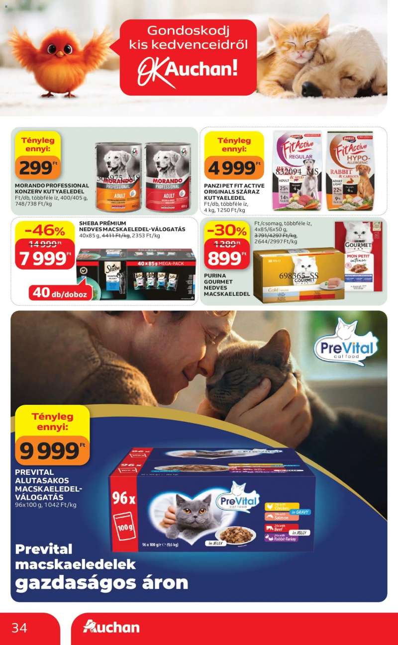 Auchan Auchan akciós újság 34 oldal