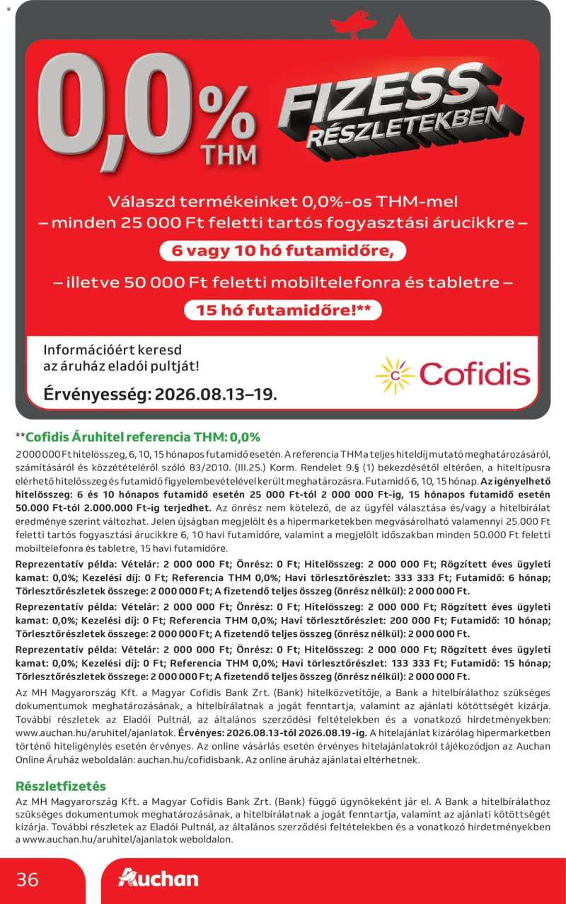 Auchan Auchan akciós újság 36 oldal