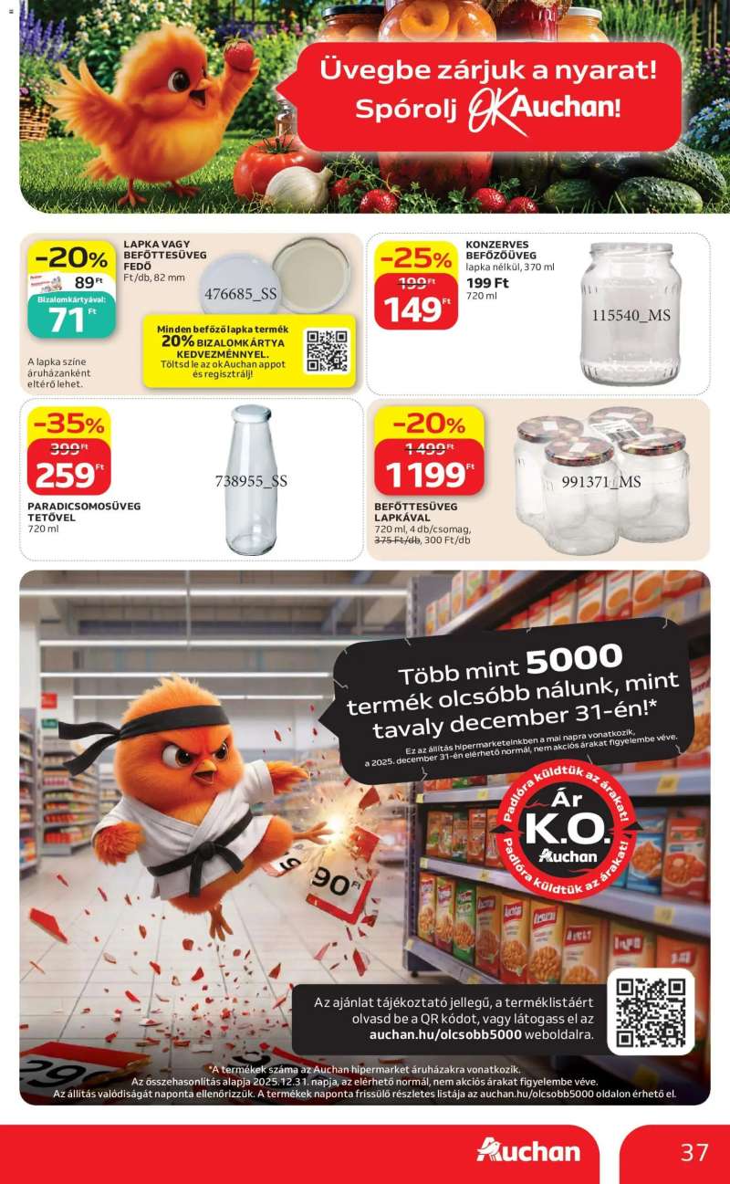Auchan Auchan akciós újság 37 oldal