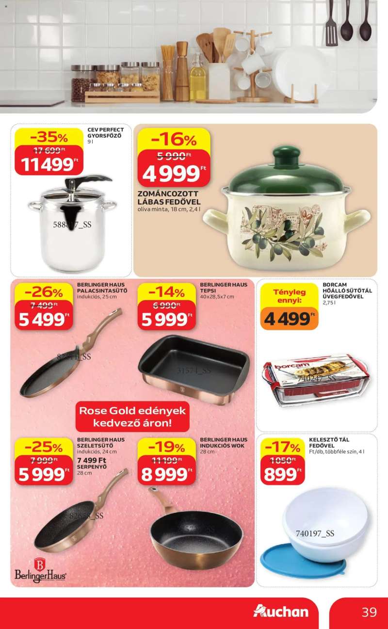 Auchan Auchan akciós újság 39 oldal