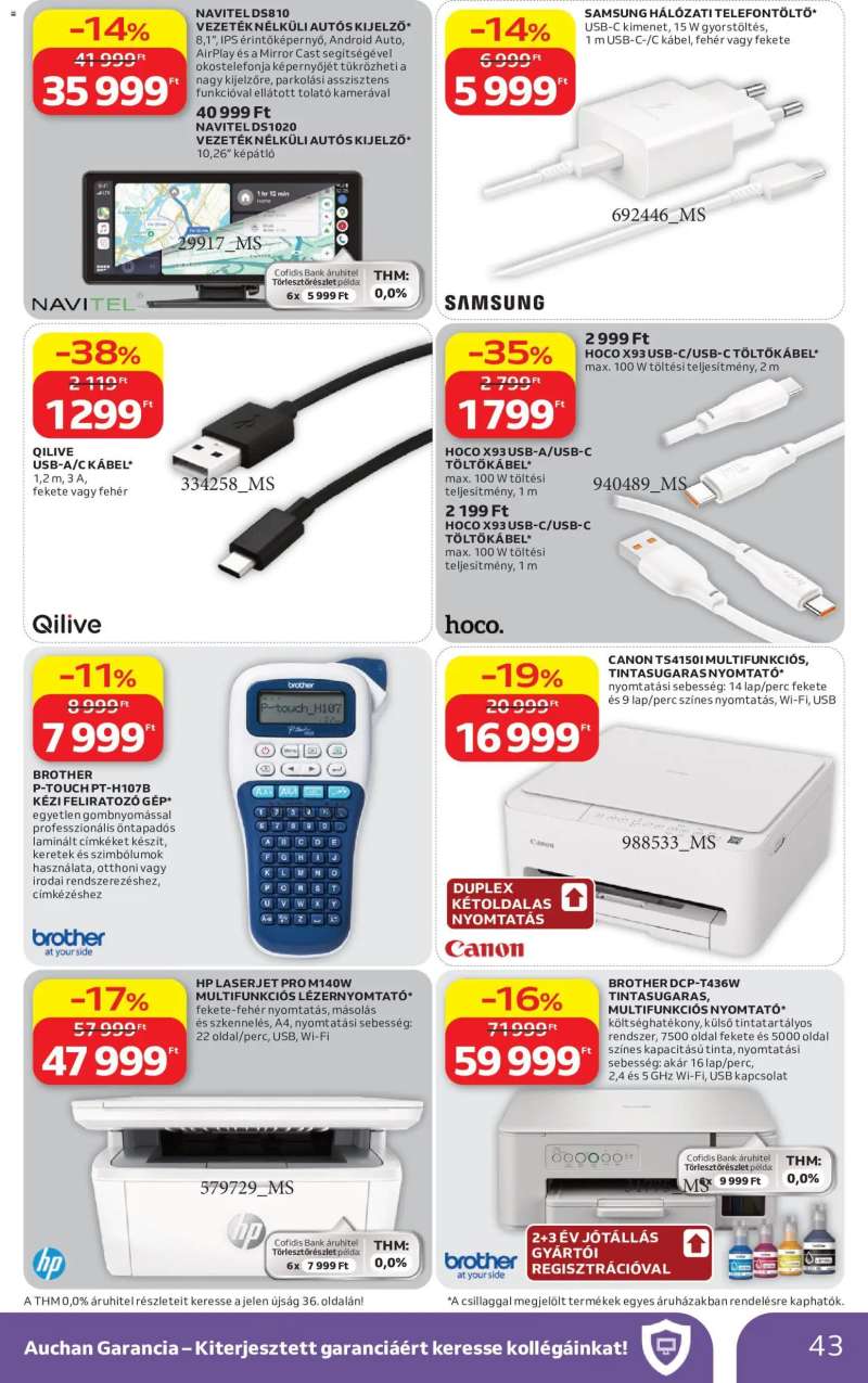 Auchan Auchan akciós újság 43 oldal