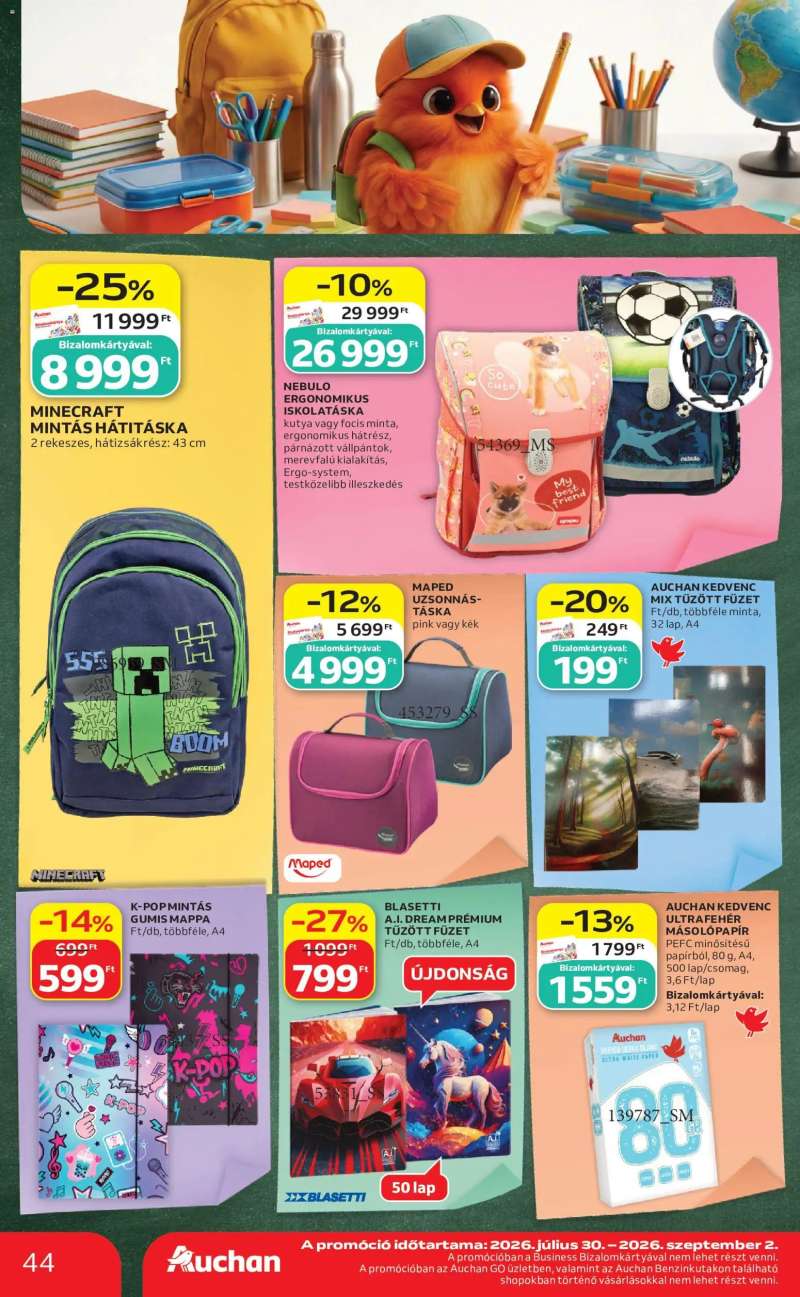 Auchan Auchan akciós újság 44 oldal