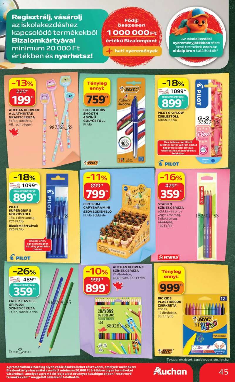 Auchan Auchan akciós újság 45 oldal
