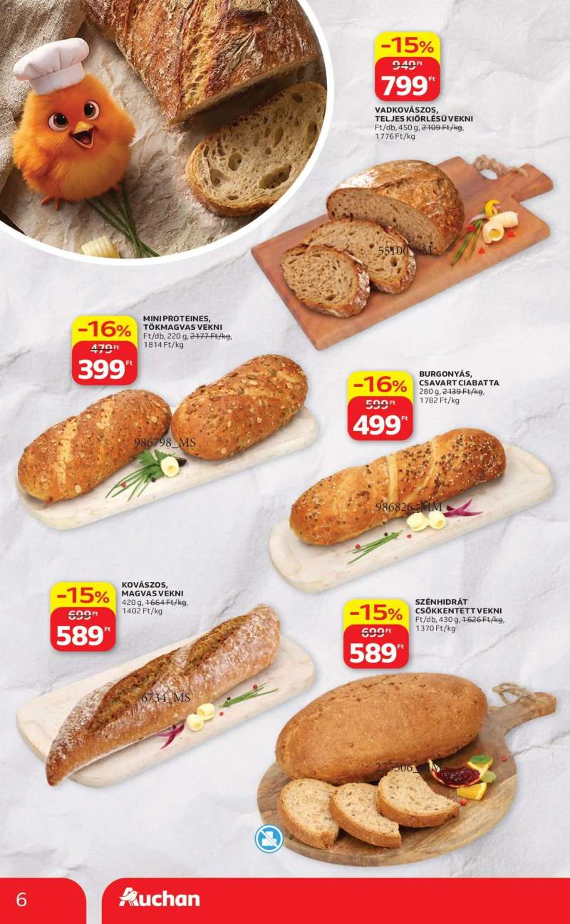 Auchan Auchan akciós újság 6 oldal