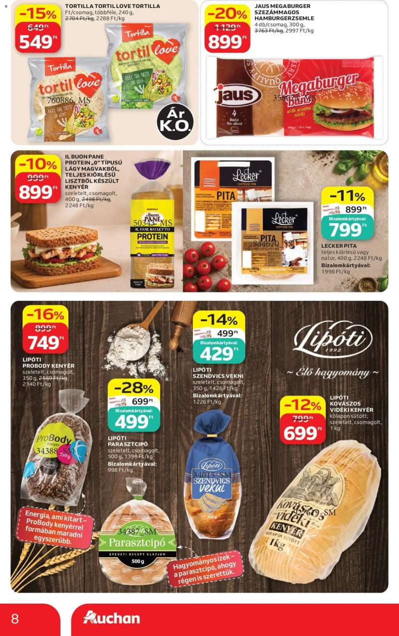 Auchan Auchan akciós újság 8 oldal