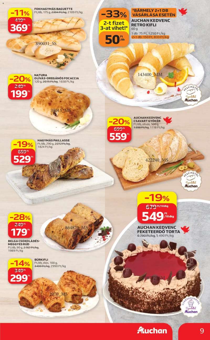 Auchan Auchan akciós újság 9 oldal