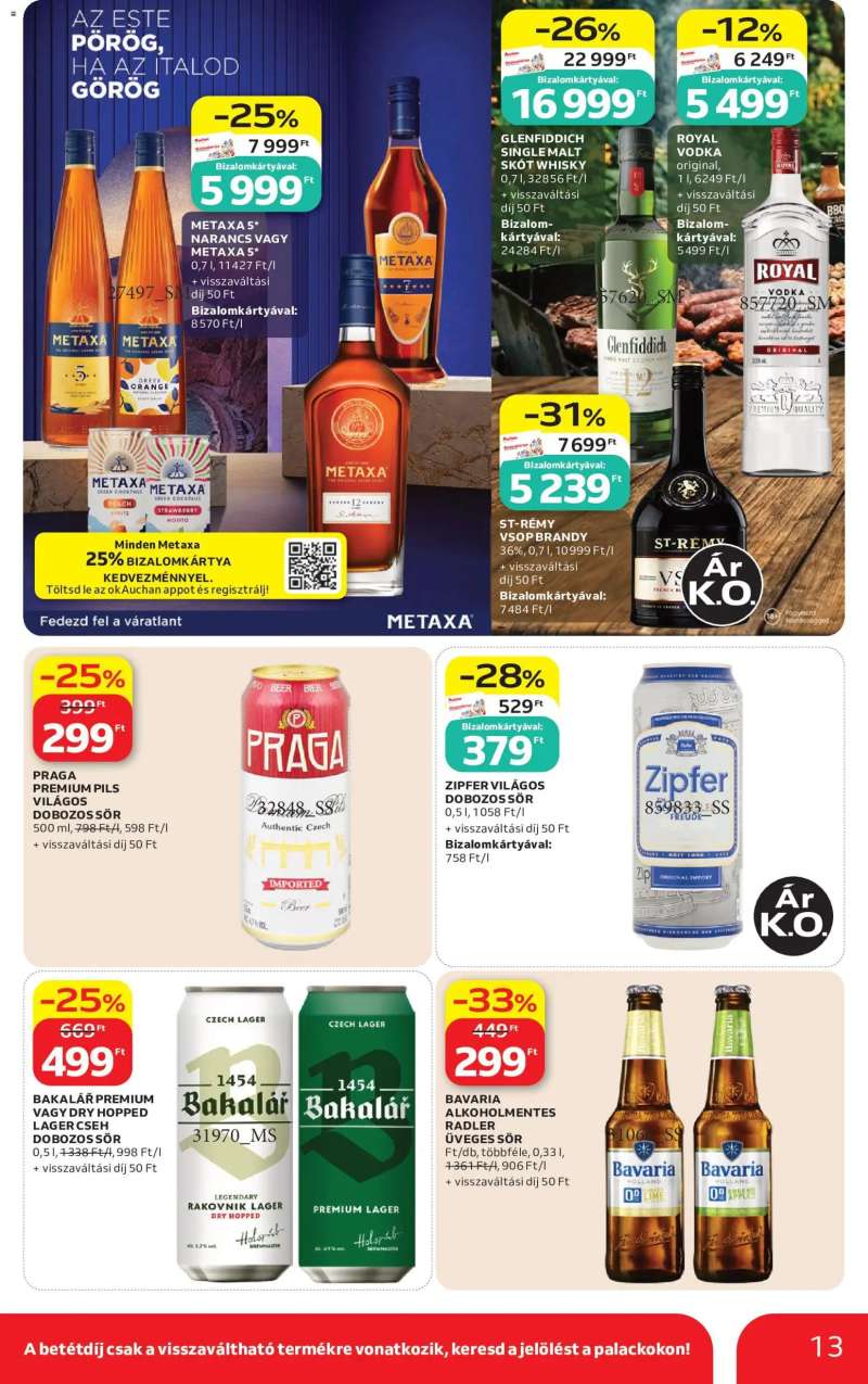 Auchan Auchan Grill ajánlatok 13 oldal