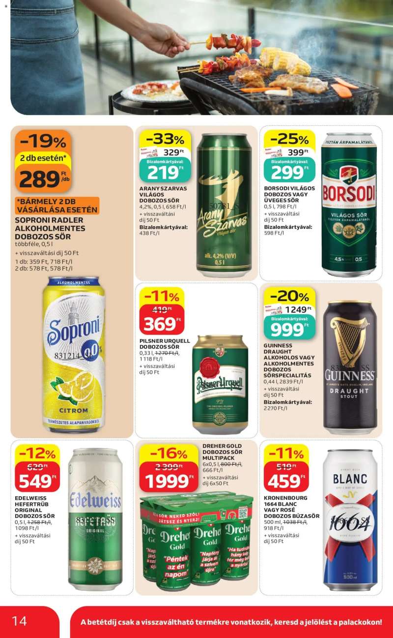 Auchan Auchan Grill ajánlatok 14 oldal