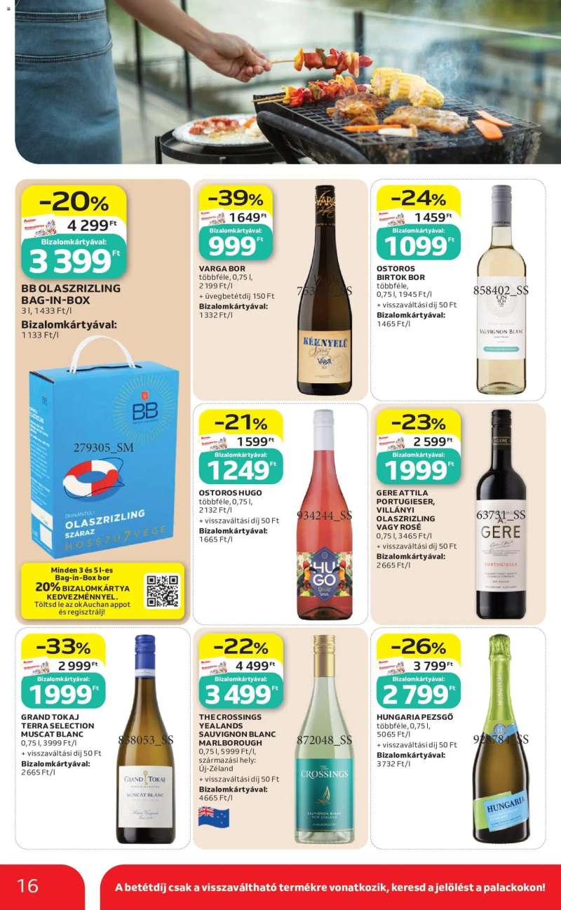 Auchan Auchan Grill ajánlatok 16 oldal