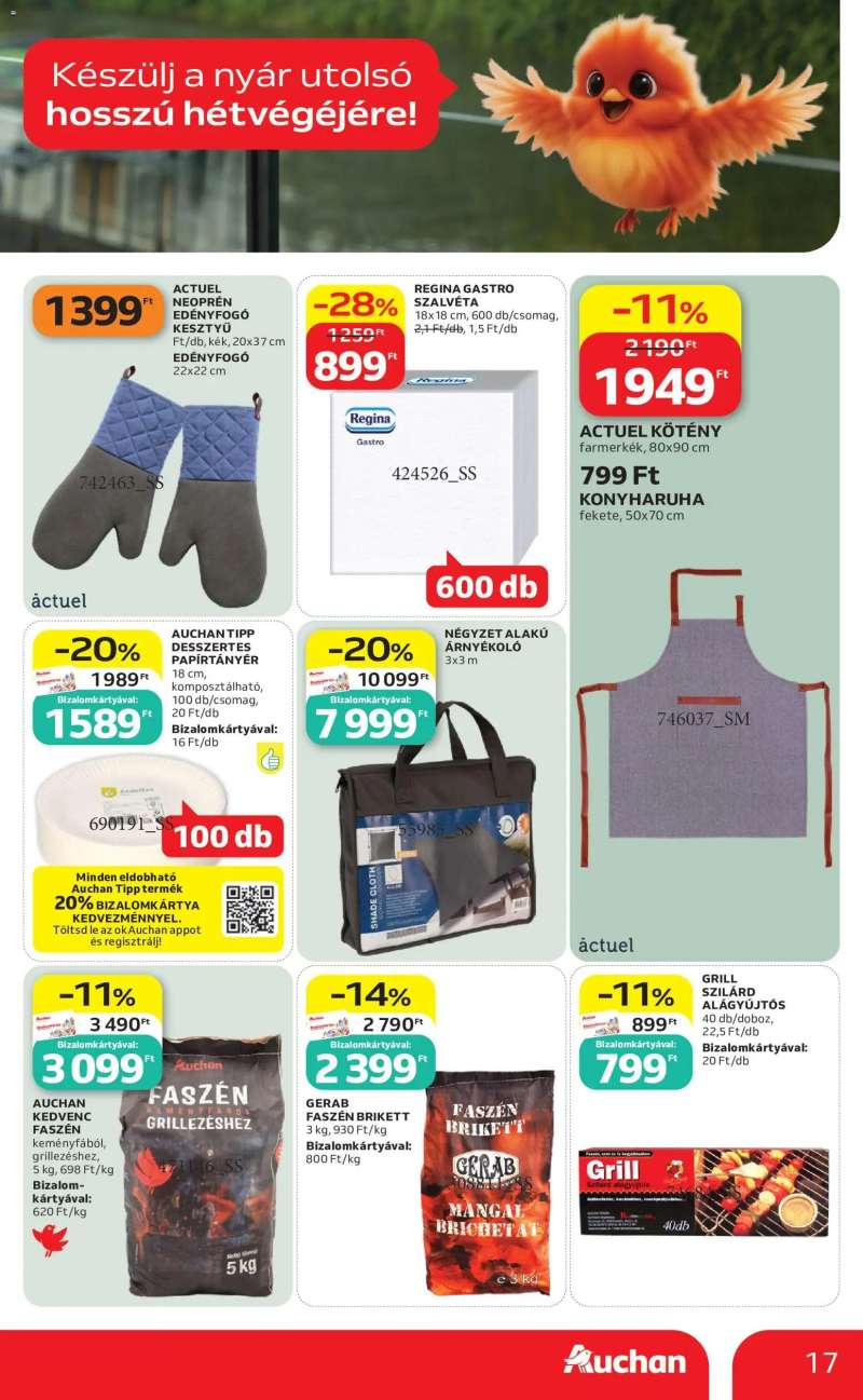 Auchan Auchan Grill ajánlatok 17 oldal