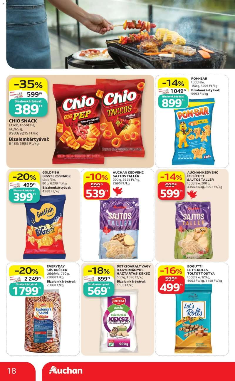 Auchan Auchan Grill ajánlatok 18 oldal