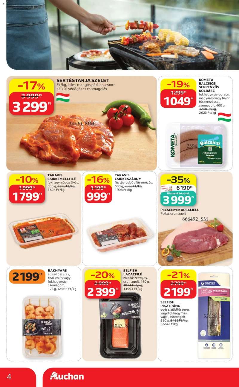Auchan Auchan Grill ajánlatok 4 oldal