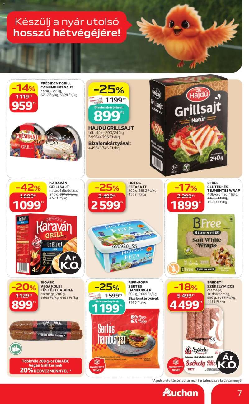 Auchan Auchan Grill ajánlatok 7 oldal