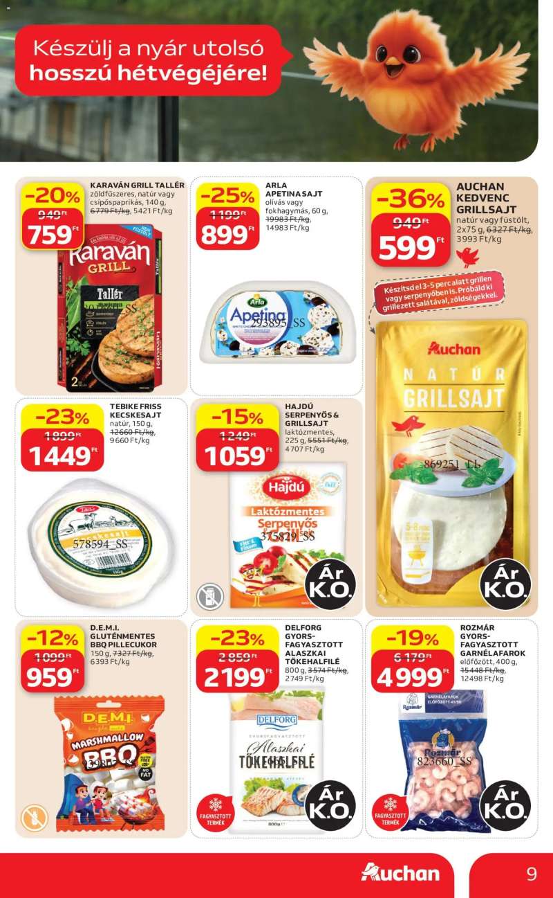 Auchan Auchan Grill ajánlatok 9 oldal